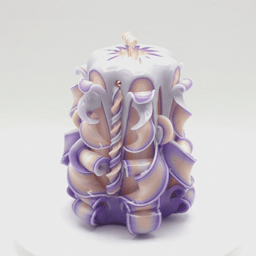 Carved Candle