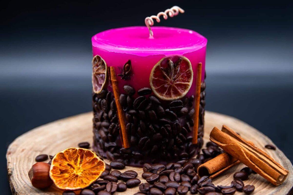 Inlaid Candle