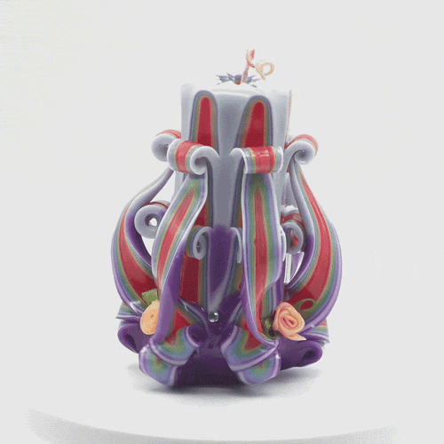 Carved Candle #17