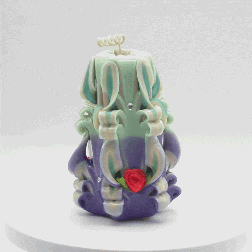Carved Candle #18
