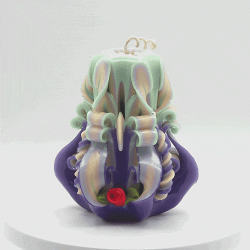 Carved Candle #19