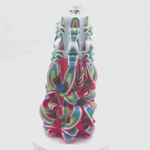 Carved Candle #79
