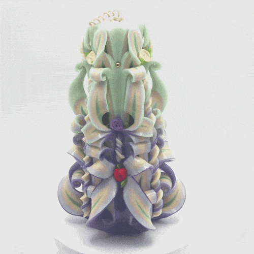 Carved Candle #80