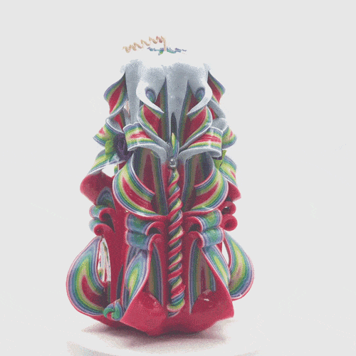 Carved Candle #82