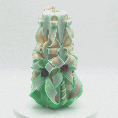 Carved Candle #84