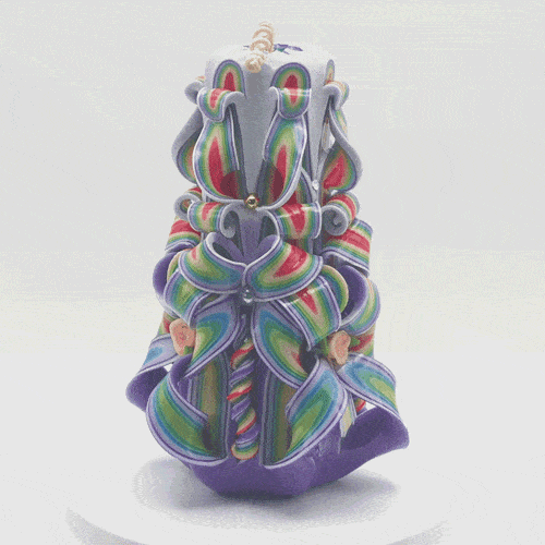 Carved Candle #85