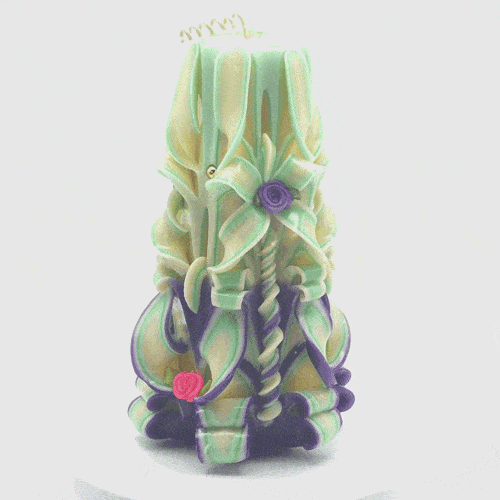 Carved Candle #89