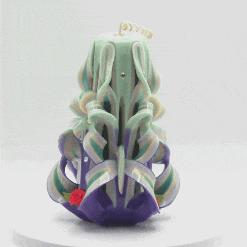 Carved Candle #92