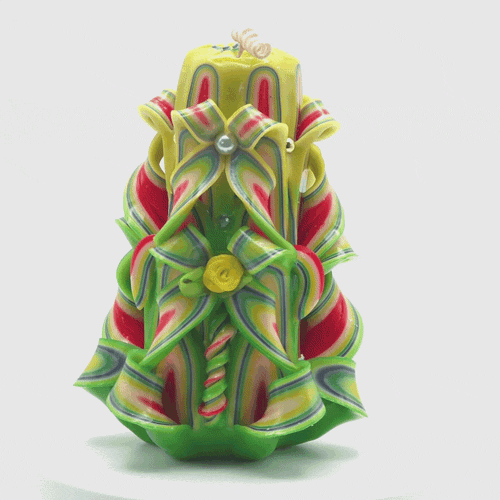 Carved Candle #95