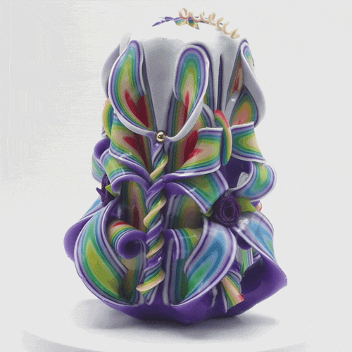 Carved Candle #97
