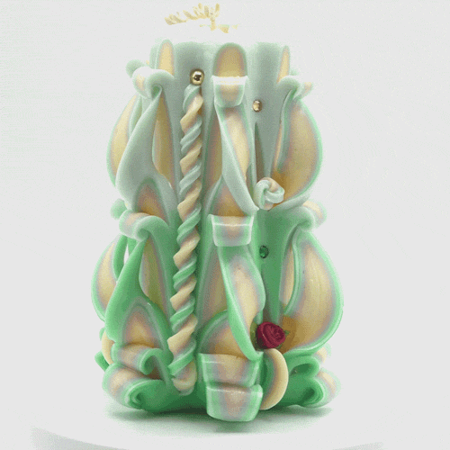 Carved Candle #98